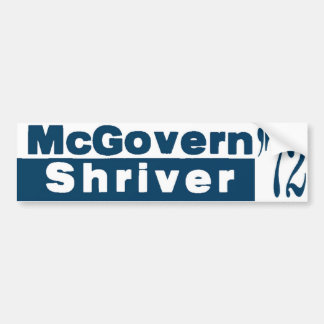 Pegatina Para Coche McGovern Shriver 1972