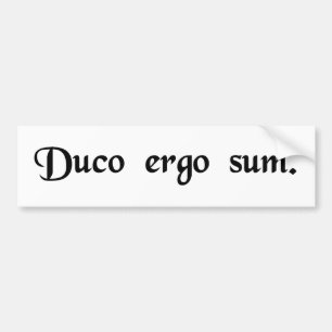Pegatina Para Coche Me calculo por lo tanto Am.