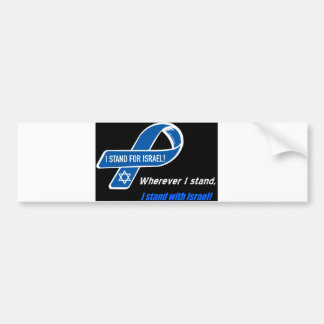 Pegatina Para Coche me coloco con el bumpersticker de Israel