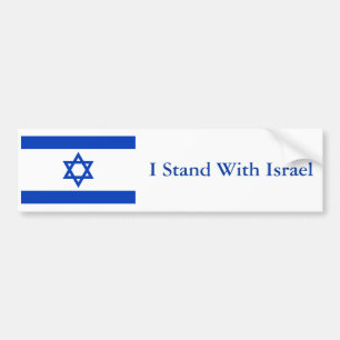 Pegatina Para Coche Me coloco con Israel