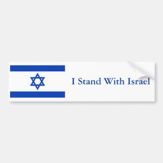 Pegatina Para Coche Me coloco con Israel