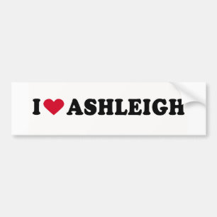 PEGATINA PARA COCHE ME ENCANTA ASHLEIGH