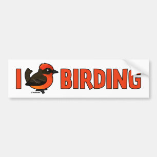 Pegatina Para Coche Me encanta Birding VEFL