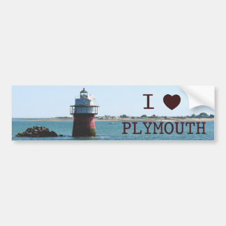 Pegatina Para Coche Me encanta el adhesivo para parachoques de Plymout