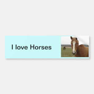 Pegatina Para Coche Me encanta el "Bumper Sticker"