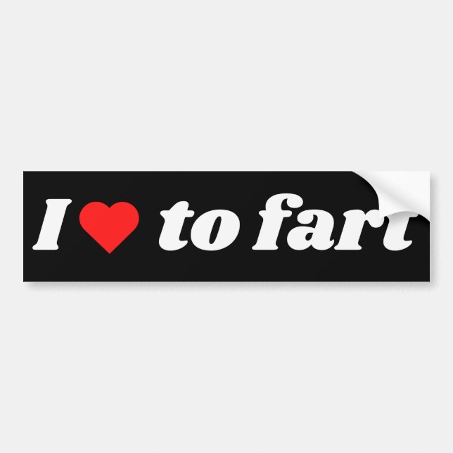 Pegatina Para Coche Me Encanta El Fart (Frente)