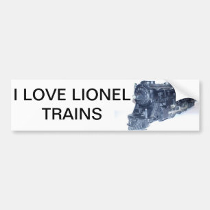 PEGATINA PARA COCHE ME ENCANTA EL TRANSPORTE DE LIONEL