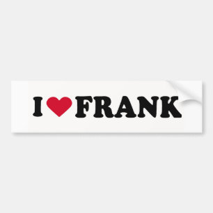 PEGATINA PARA COCHE ME ENCANTA FRANK