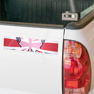 Pegatina Para Coche Me encanta la impresión de arte en el Reino Unido