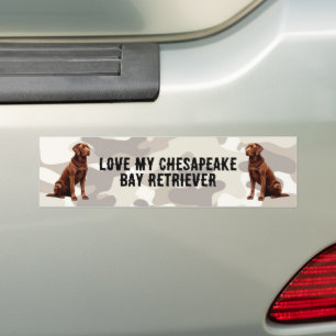Pegatina Para Coche Me encanta mi bahía de Chesapeake...
