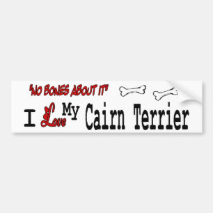Pegatina Para Coche Me encanta mi CAIRN TERRIER
