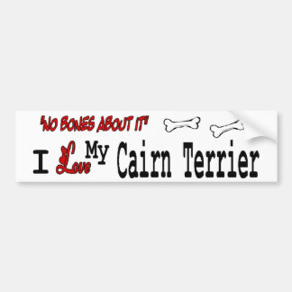 Pegatina Para Coche Me encanta mi CAIRN TERRIER
