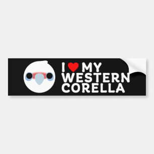 PEGATINA PARA COCHE ME ENCANTA MI CORELLA OCCIDENTAL