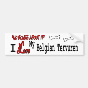 Pegatina Para Coche Me encanta mi Tervuren belga