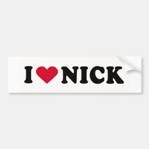 PEGATINA PARA COCHE ME ENCANTA NICK