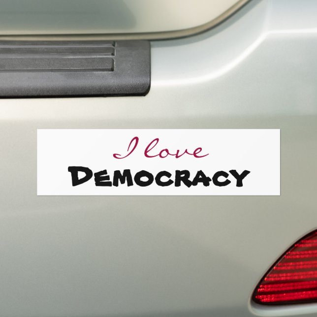 Pegatina Para Coche Me encanta [personalizar] (en coche)