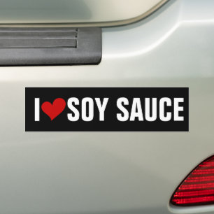 Pegatina Para Coche Me encanta SOY SAUCE
