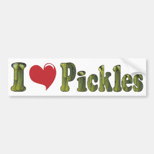Pegatina Para Coche Me encantan los pickles