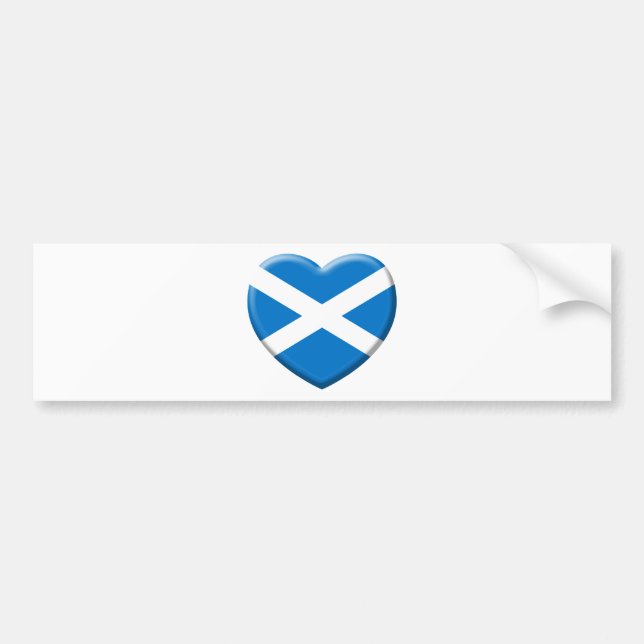 Pegatina Para Coche me gusta Escocia (Frente)