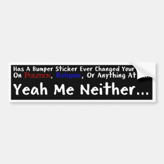 Pegatina Para Coche Me Niether Bumperstickers
