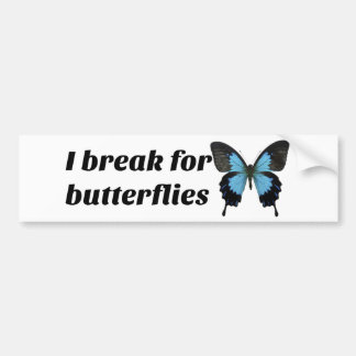 Pegatina Para Coche Me rompo para las mariposas