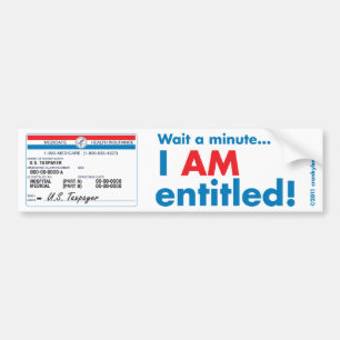 Pegatina Para Coche Medicare I AM Titulado Bumper Sticker
