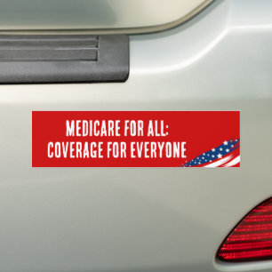 Pegatina Para Coche Medicare para todos los servicios de salud
