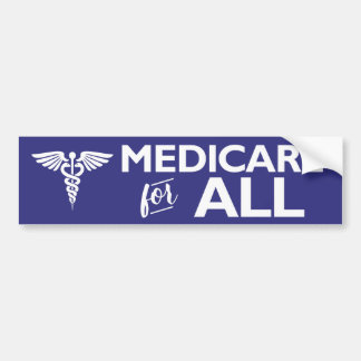 Pegatina Para Coche "Medicare para todos" stickers de paro sanitario