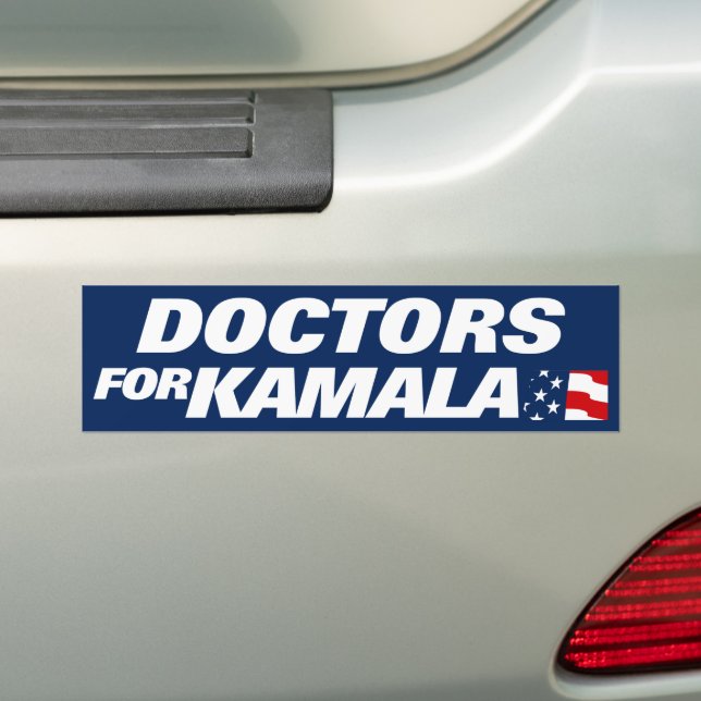 Pegatina Para Coche Médicos de Kamala Harris 2024 (en coche)