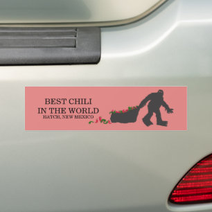 PEGATINA PARA COCHE MEJOR CHILI DEL MUNDO - HATCH, NUEVO MÉXICO