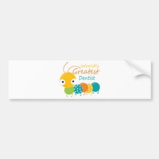 Pegatina Para Coche Mejor Dentista del Mundo