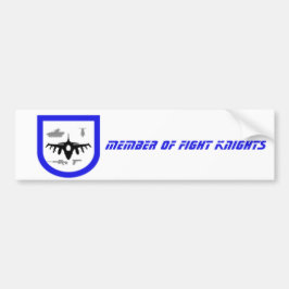 Pegatina Para Coche Member of Fight Knights Autoaufkleber