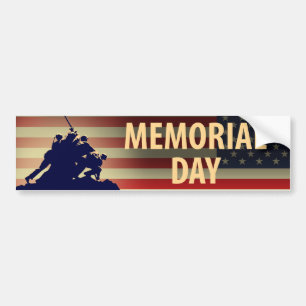 Pegatina Para Coche Memorial Day
