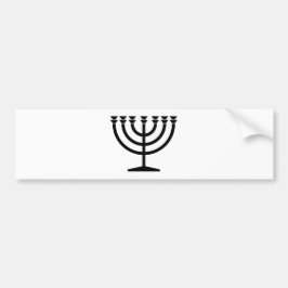 Pegatina Para Coche Menorah judía (símbolo del judaísmo)