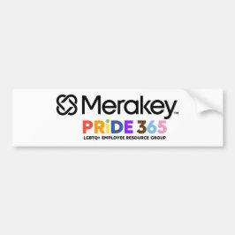 Pegatina Para Coche Merakey PRIDE Bumper Sticker