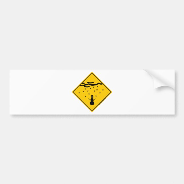 Pegatina Para Coche Mercancía y ropa de la advertencia del tiempo de (Frente)