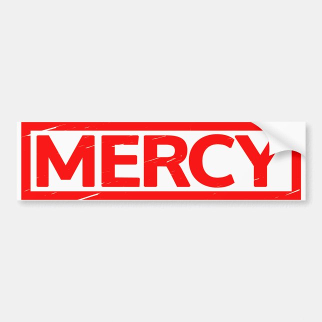 Pegatina Para Coche Mercy Stamp (Frente)