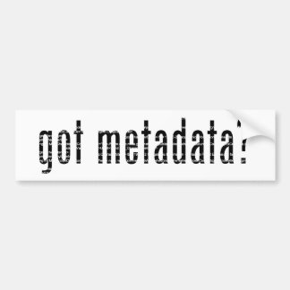 Pegatina Para Coche ¿meta datos conseguidos? <gmi:MI_Metadata>¿?