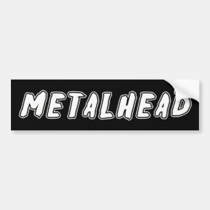 Pegatina Para Coche Metalhead