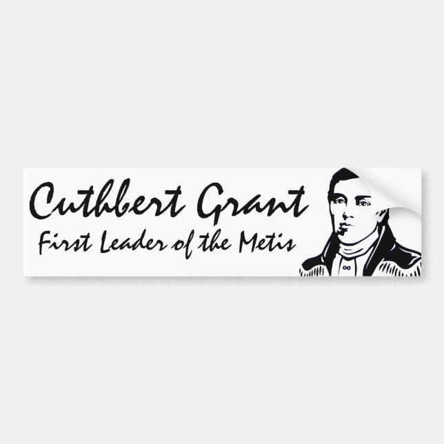 Pegatina Para Coche Metis Nation Bumper Sticker Cuthbert Grant Pegatin (Frente)