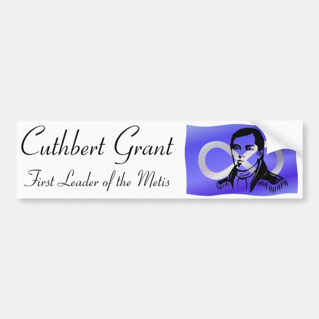 Pegatina Para Coche Metis Nation Bumper Sticker Cuthbert Grant Pegatin (Frente)