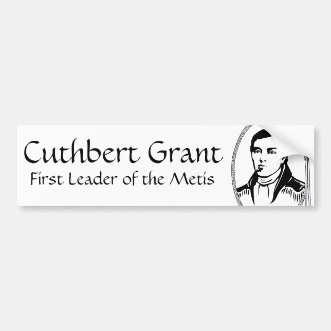 Pegatina Para Coche Metis Nation Bumper Sticker Cuthbert Grant Pegatin (Frente)