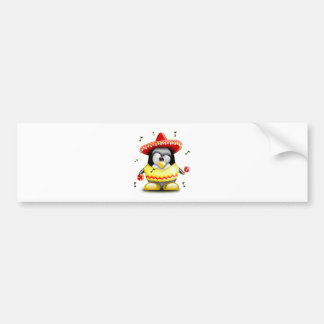 Pegatina Para Coche Mexicano Tux