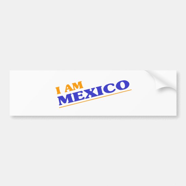 PEGATINA PARA COCHE MÉXICO (Frente)