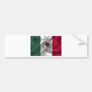 Pegatina Para Coche México-Bandera