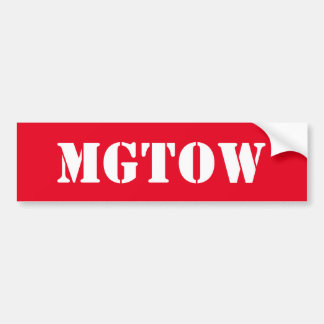 Pegatina Para Coche MGTOW - Hombres que van su propia manera