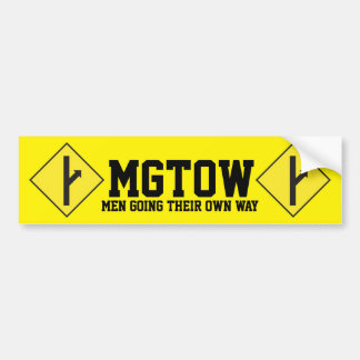 Pegatina Para Coche MGTOW - Hombres que van su propia manera