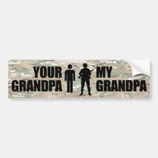 Pegatina Para Coche Mi abuelo está en los militares