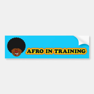Pegatina Para Coche Mi afro está aprendiendo cómo ser rizado