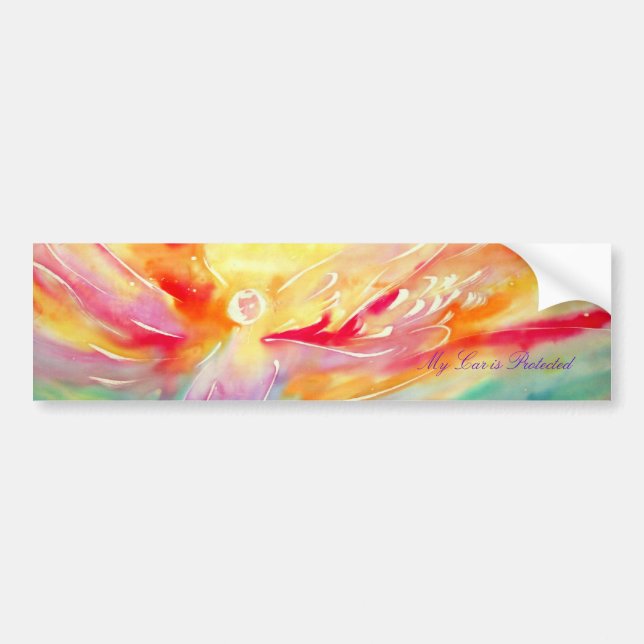 Pegatina Para Coche Mi auto está protegido (Frente)